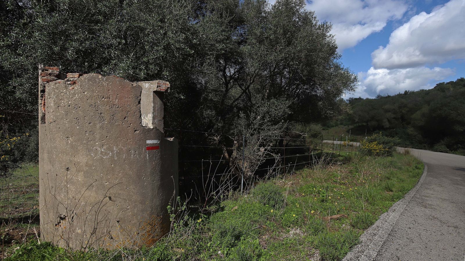 Carretera de Las Pantallas en Algeciras
