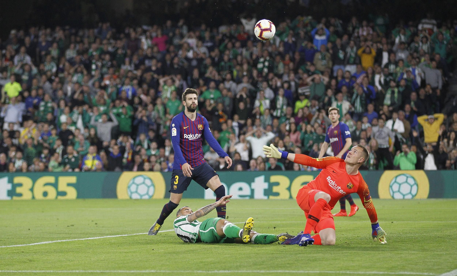 El Betis-Barcelona, en imágenes