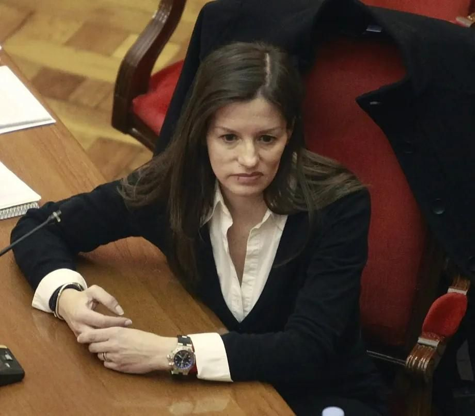 María de los Ángeles Molina en en juicio sobre el crimen de Ana Páez