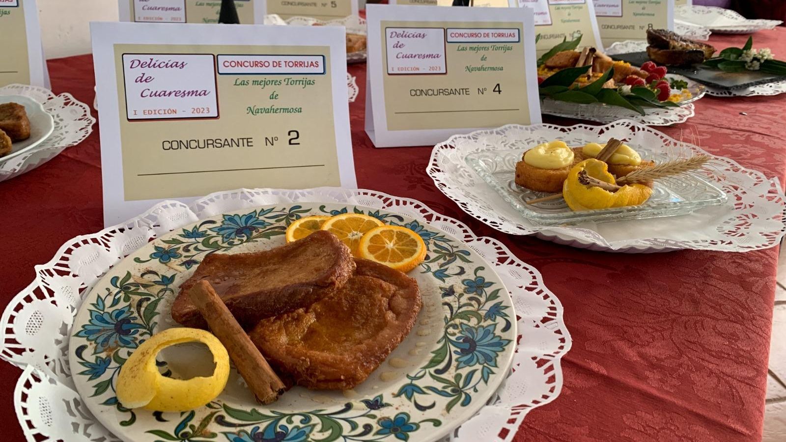 Varias recetas emplatadas