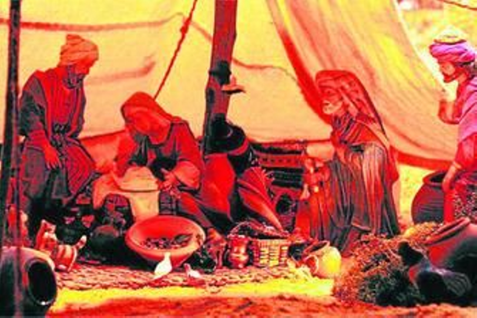 Un portal de belén típico de los hogares en navidad, en una imagen de archivo.