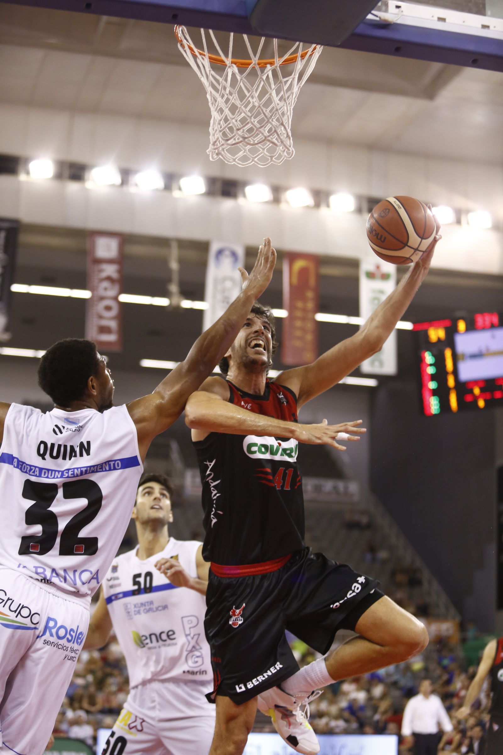 Sergio Olmos, en el partido ante el Melilla