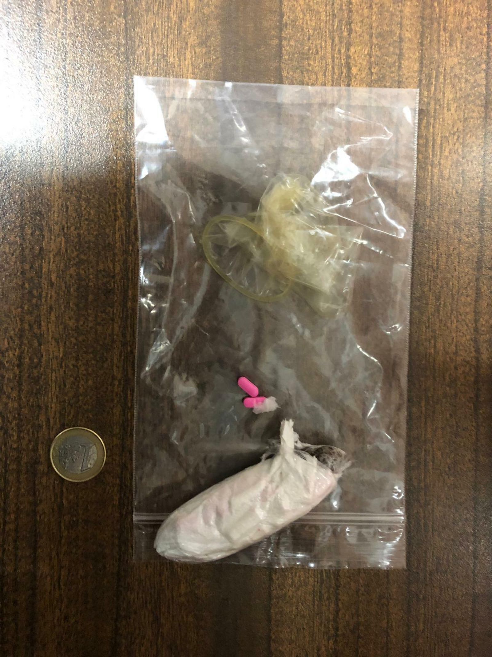 Droga intervenida en Botafuegos.