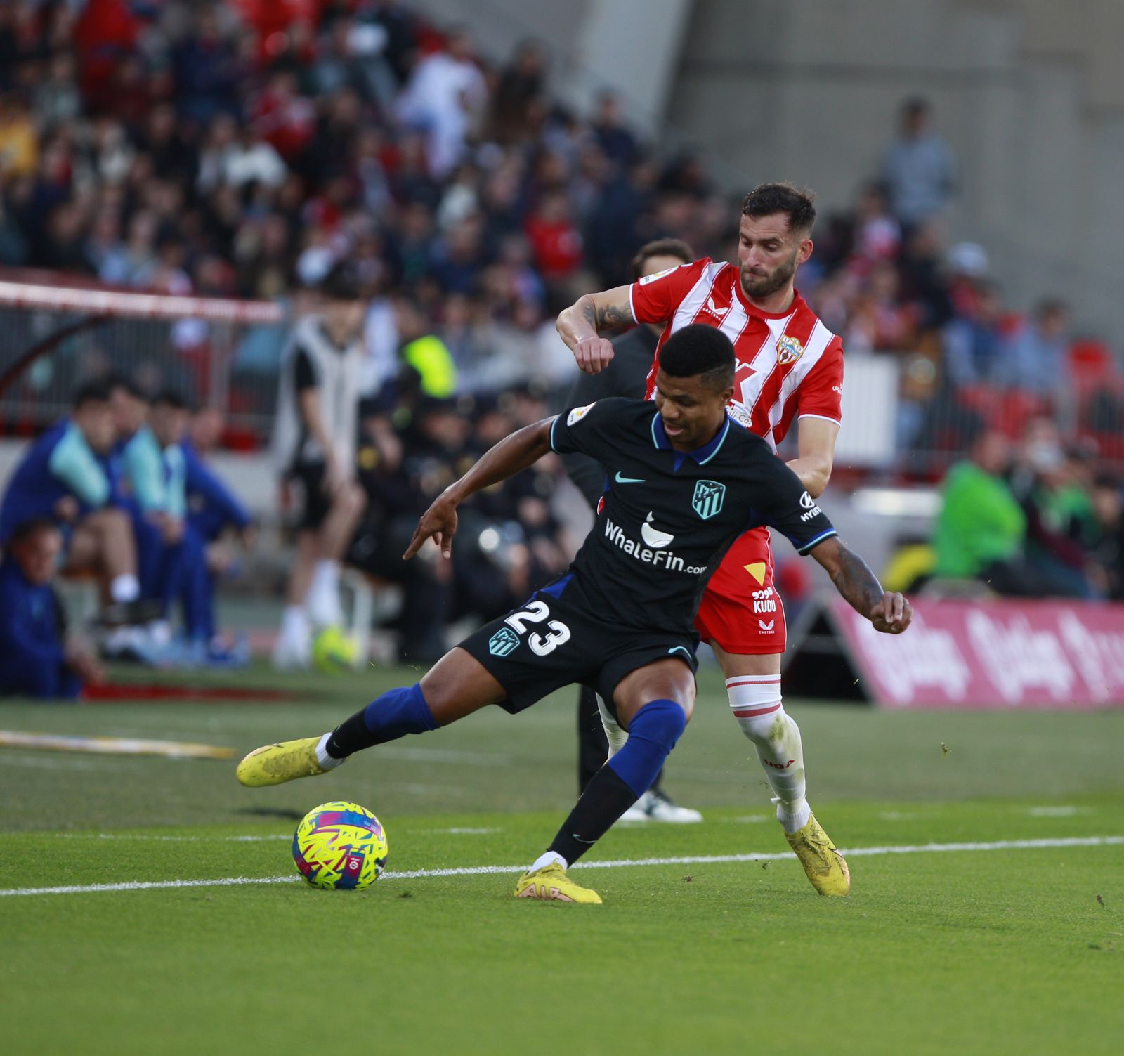 Imágenes del partido U.D. Almería-Atlético de Madrid