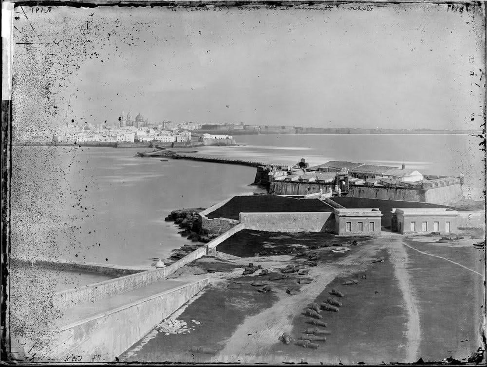 Vista desde el faro hace 130 años