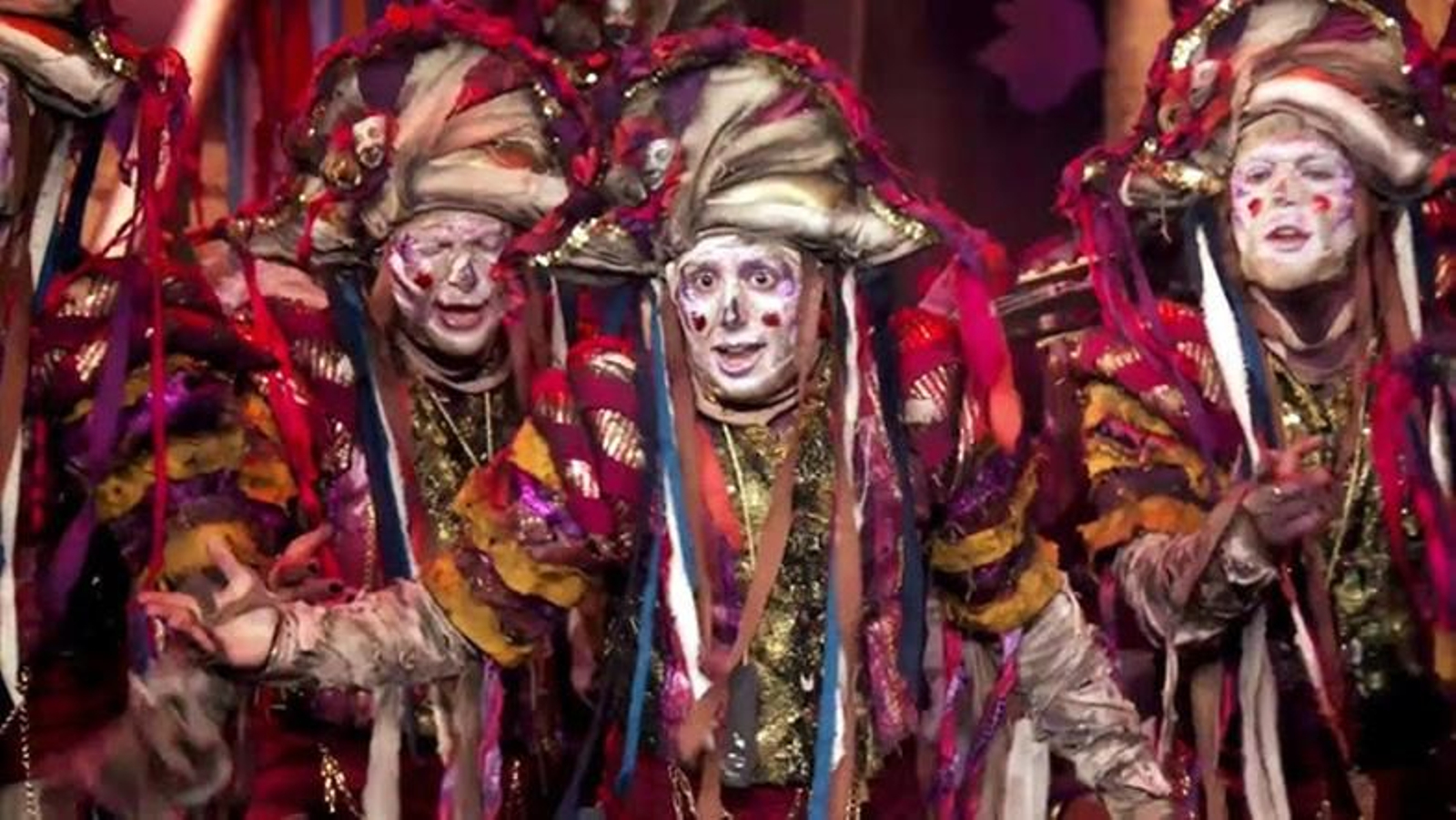 Comparsa ‘Los del otro barrio’, tercer premio en el concurso de Cádiz.