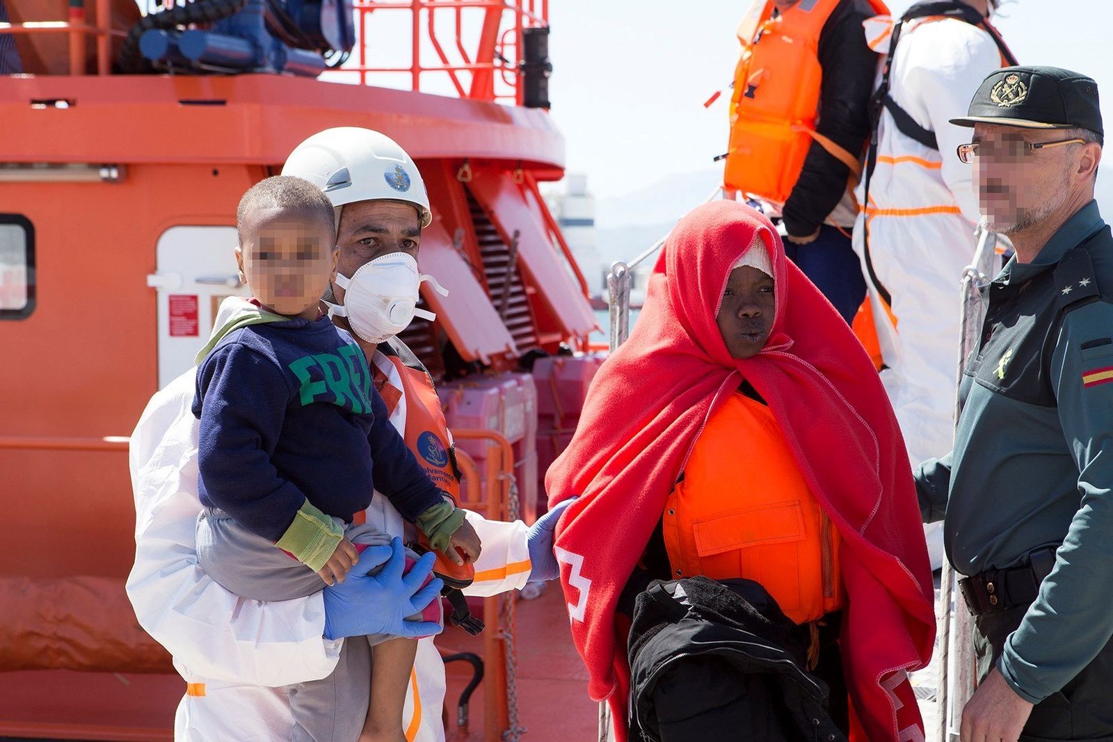 Uno de los menores llegados a las costas andaluzas.