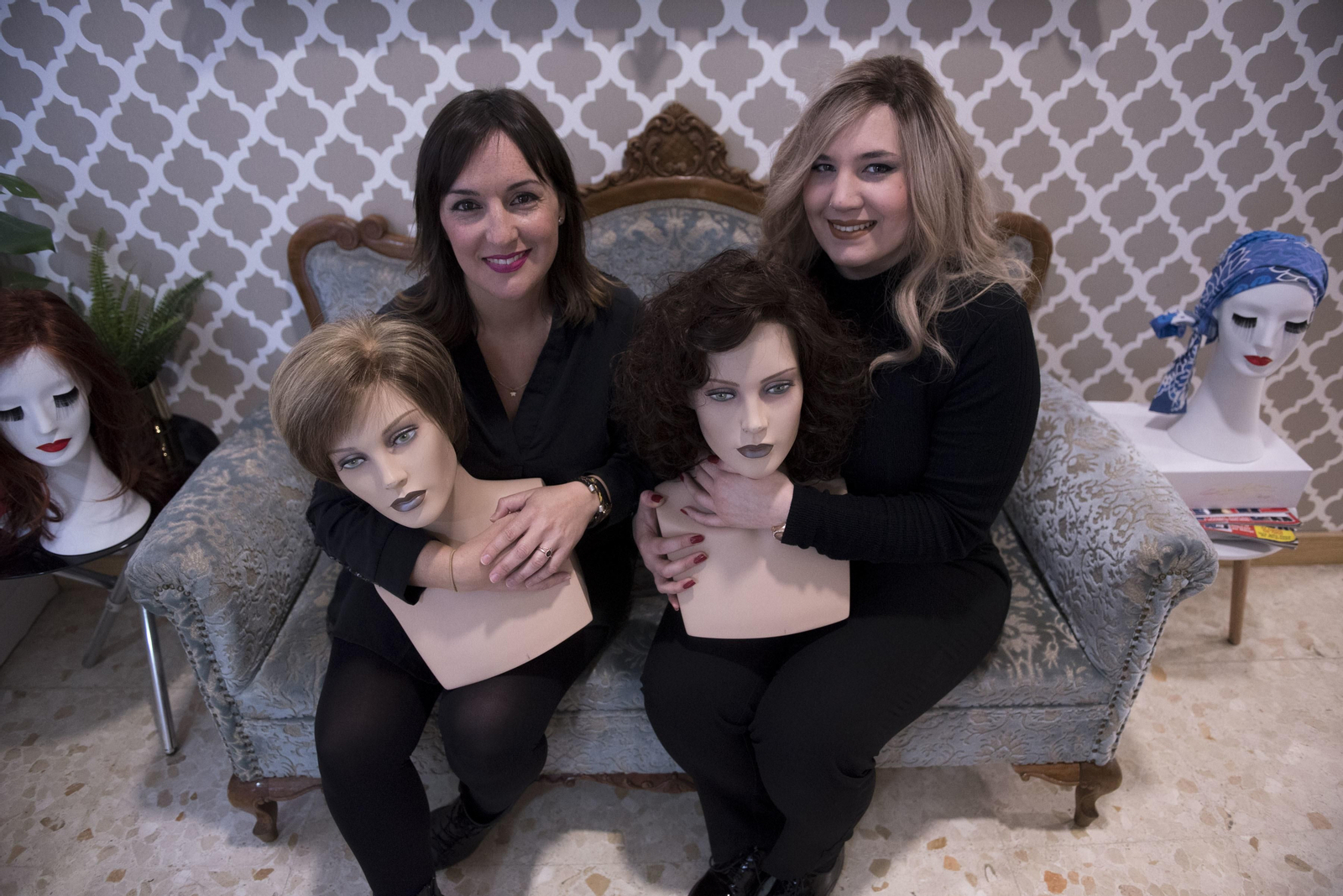 Miram de Jerónimo y Andrea Sánchez en las instalaciones de la Calle Horno de Haza.