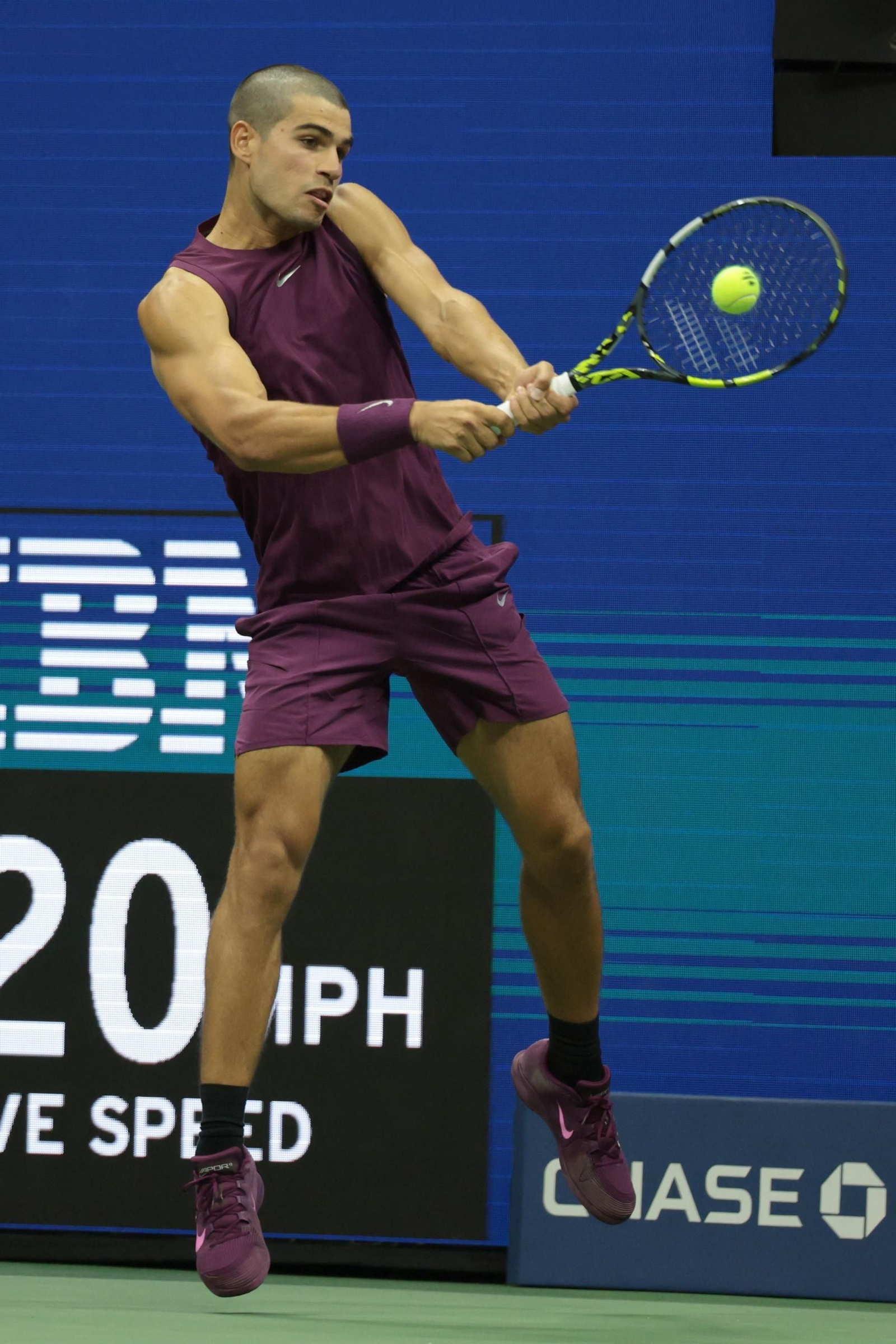 Las fotos del nuevo 'look' de Alcaraz en el Open USA