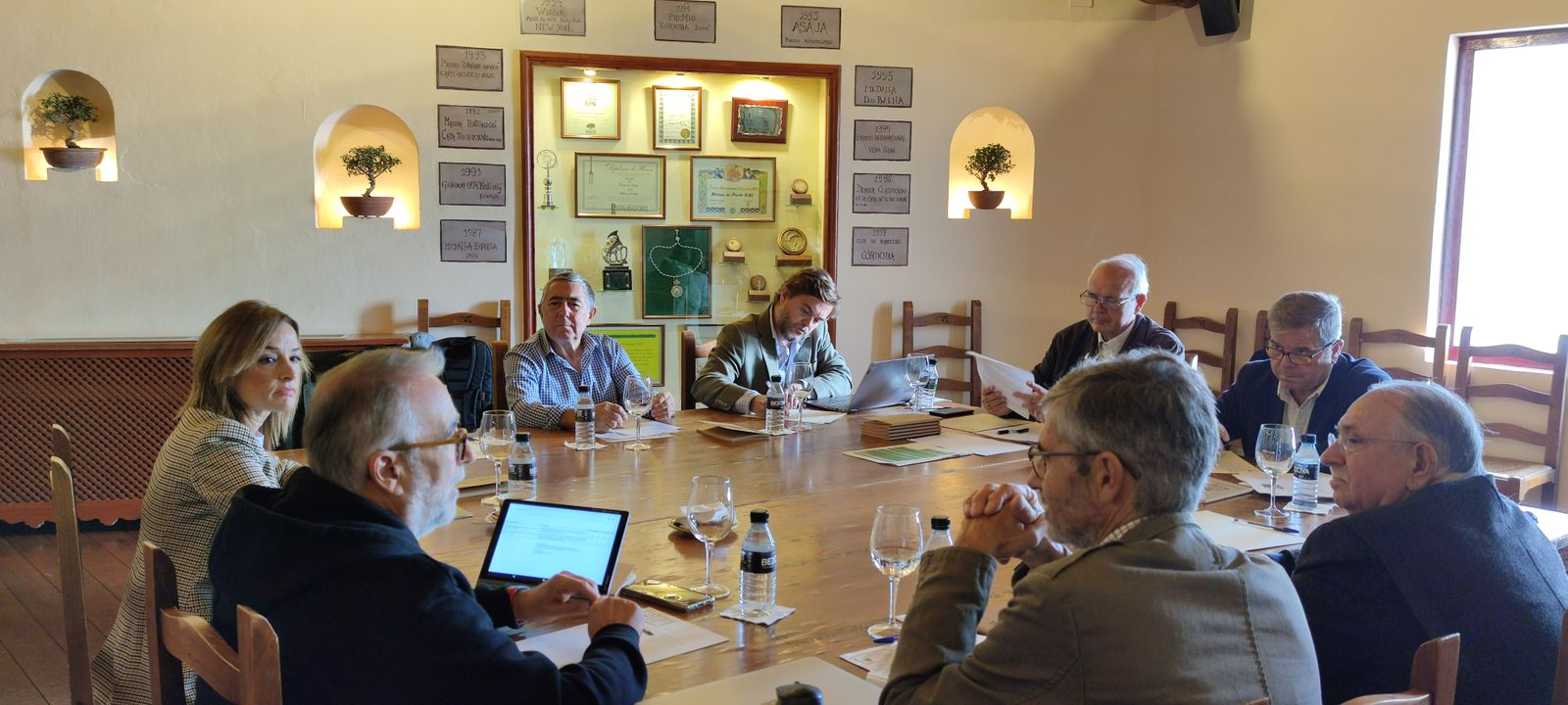 Reunión jurado para los premios "Núñez de Prado" 2022.