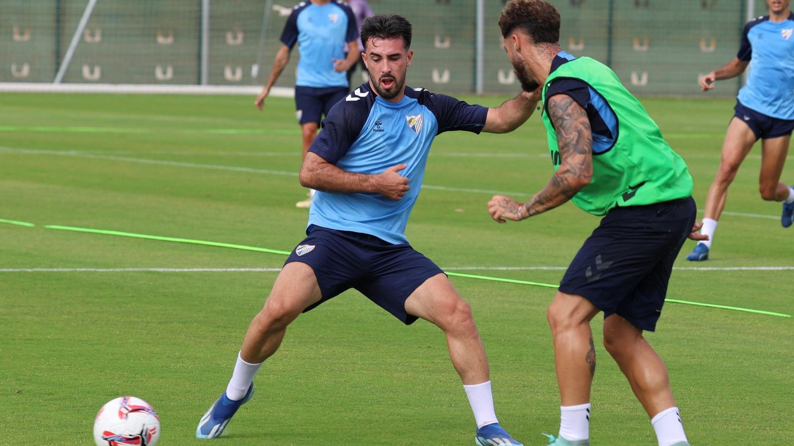 El Málaga CF prueba la Ciudad Deportiva de Arraijanal