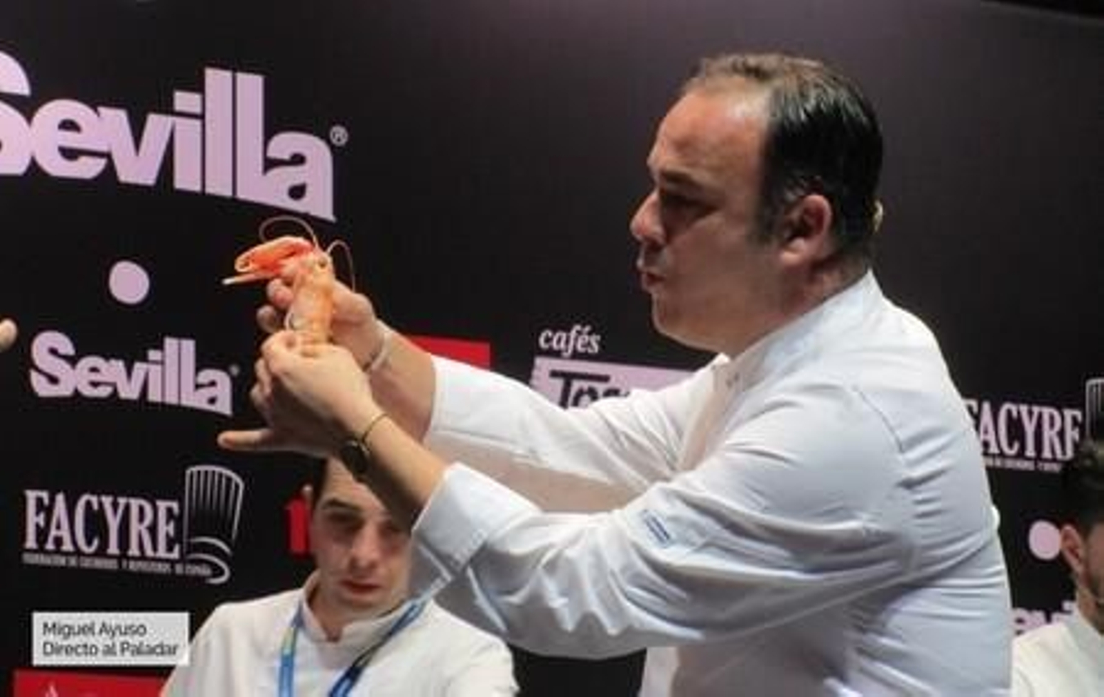 Ángel León, el 'Chef del Mar', en la edición de 2018 de 'Madrid Fusión'.