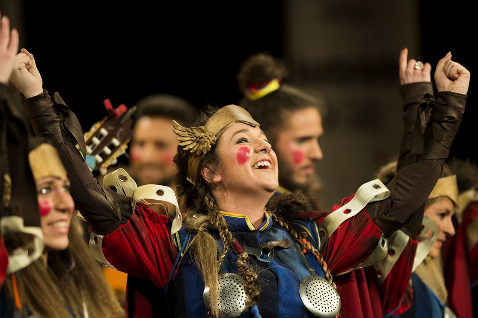 Las imágenes de la sexta función clasificatoria