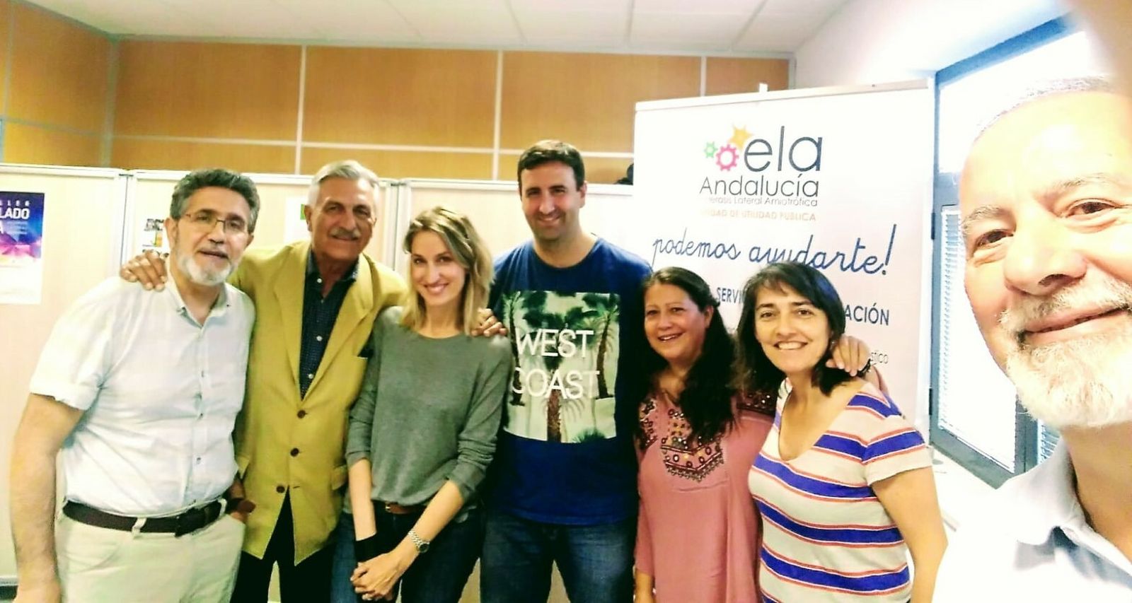 Miembros de ELA Andalucía, durante una asamblea celebrada el pasado año.