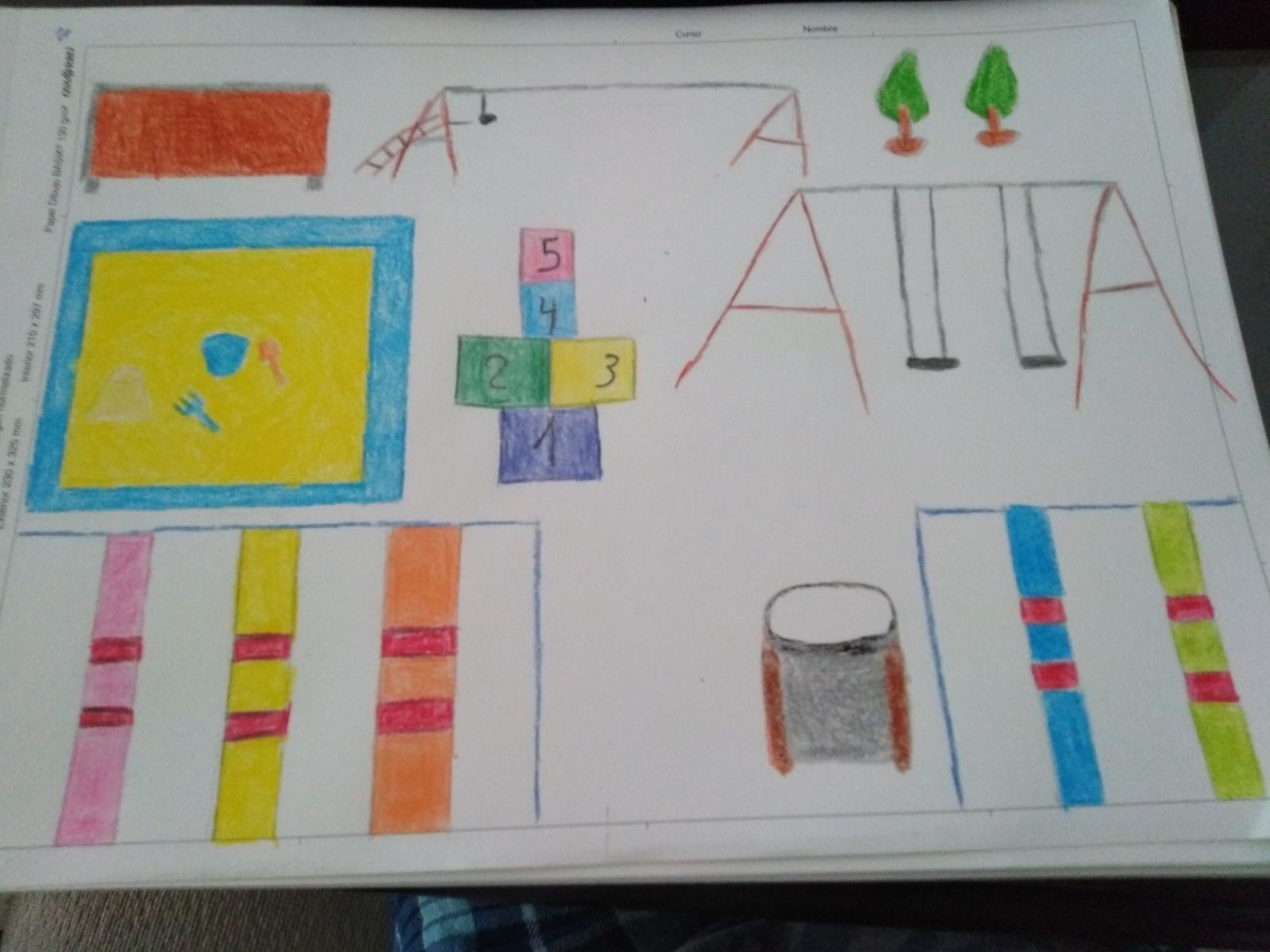 Así imaginan los niños de Montilla el futuro parque Tierno Galván, 'la pradera'