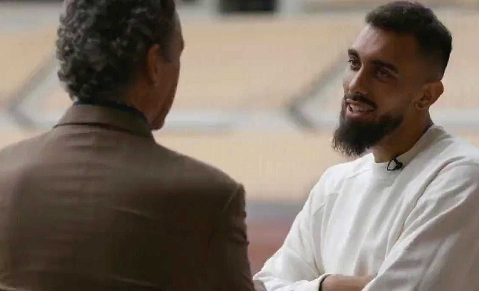 Un fragmento de la entrevista de Jorge Valdano a Borja Iglesias.