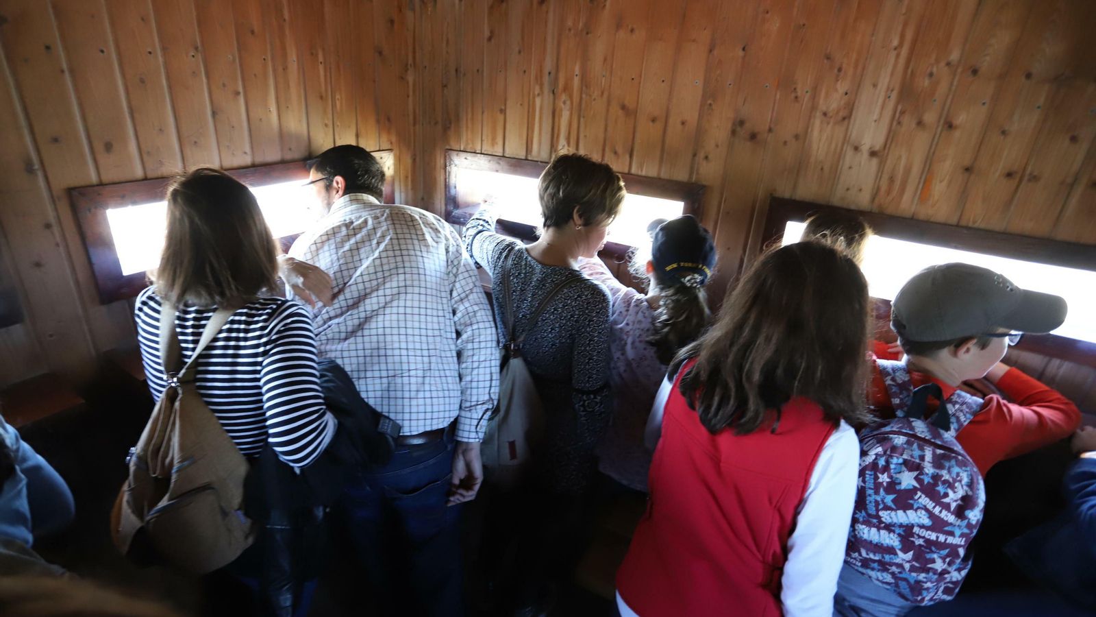 Observatorio de aves en la Laguna Primera de Palos.