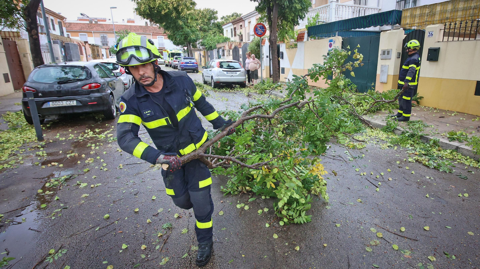Inundaciones y destrozos en Jerez por el temporal
