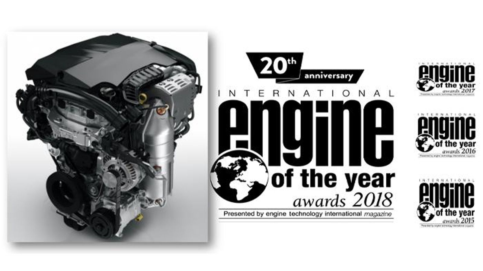 El motor PureTech fue considerado motor del año por su rendimiento en las ediciones 2015, 2016, 2017 y 2018.
