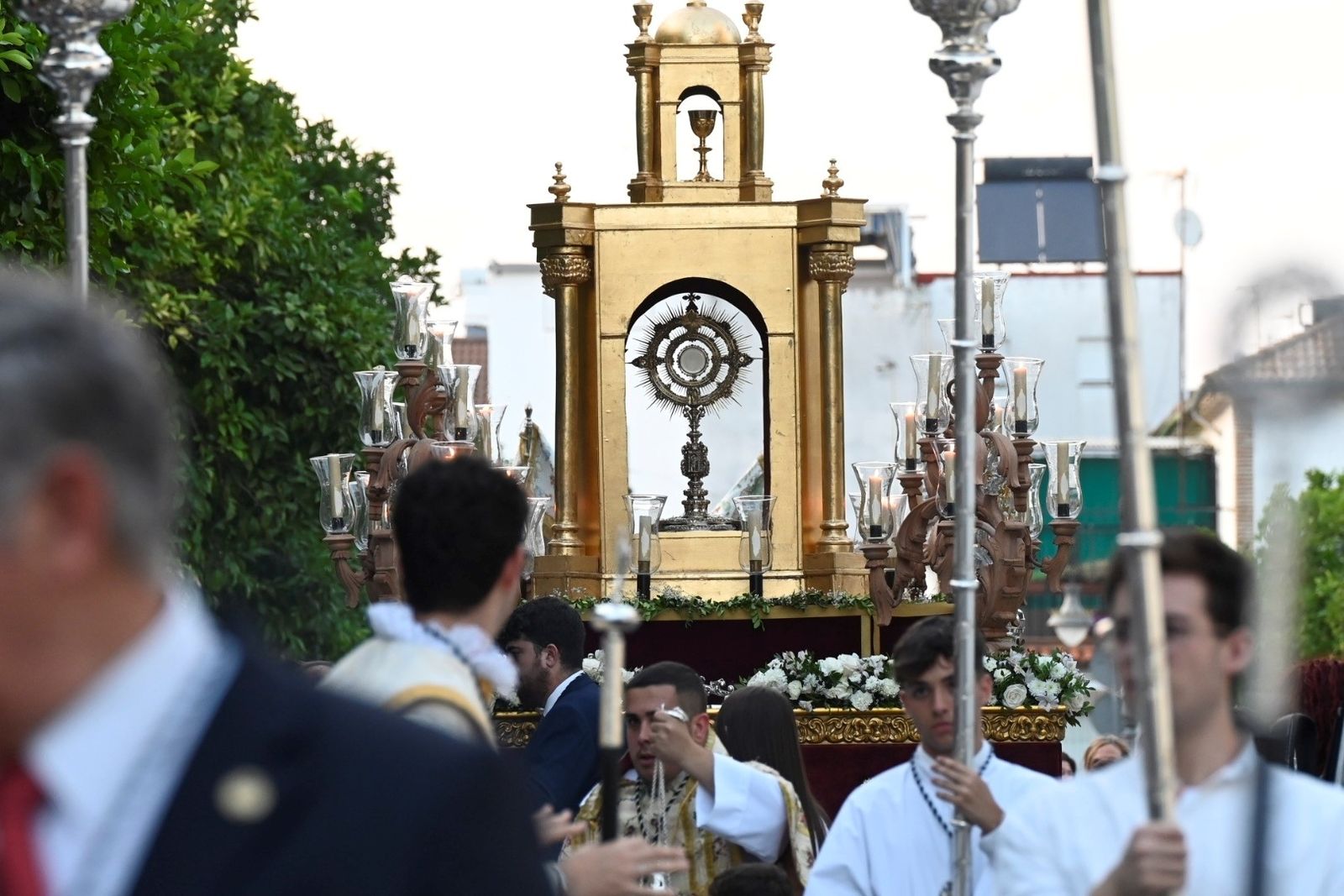 La procesión del Corpus Christi en Cañero, en imágenes