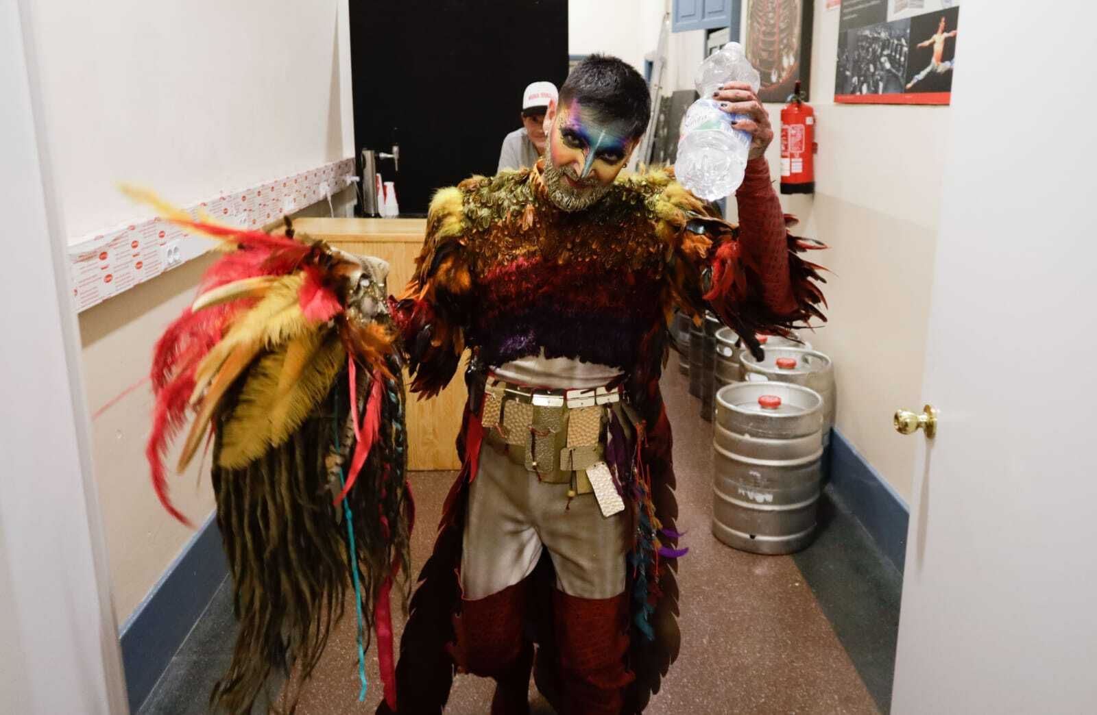 El ambiente en los camerinos del teatro