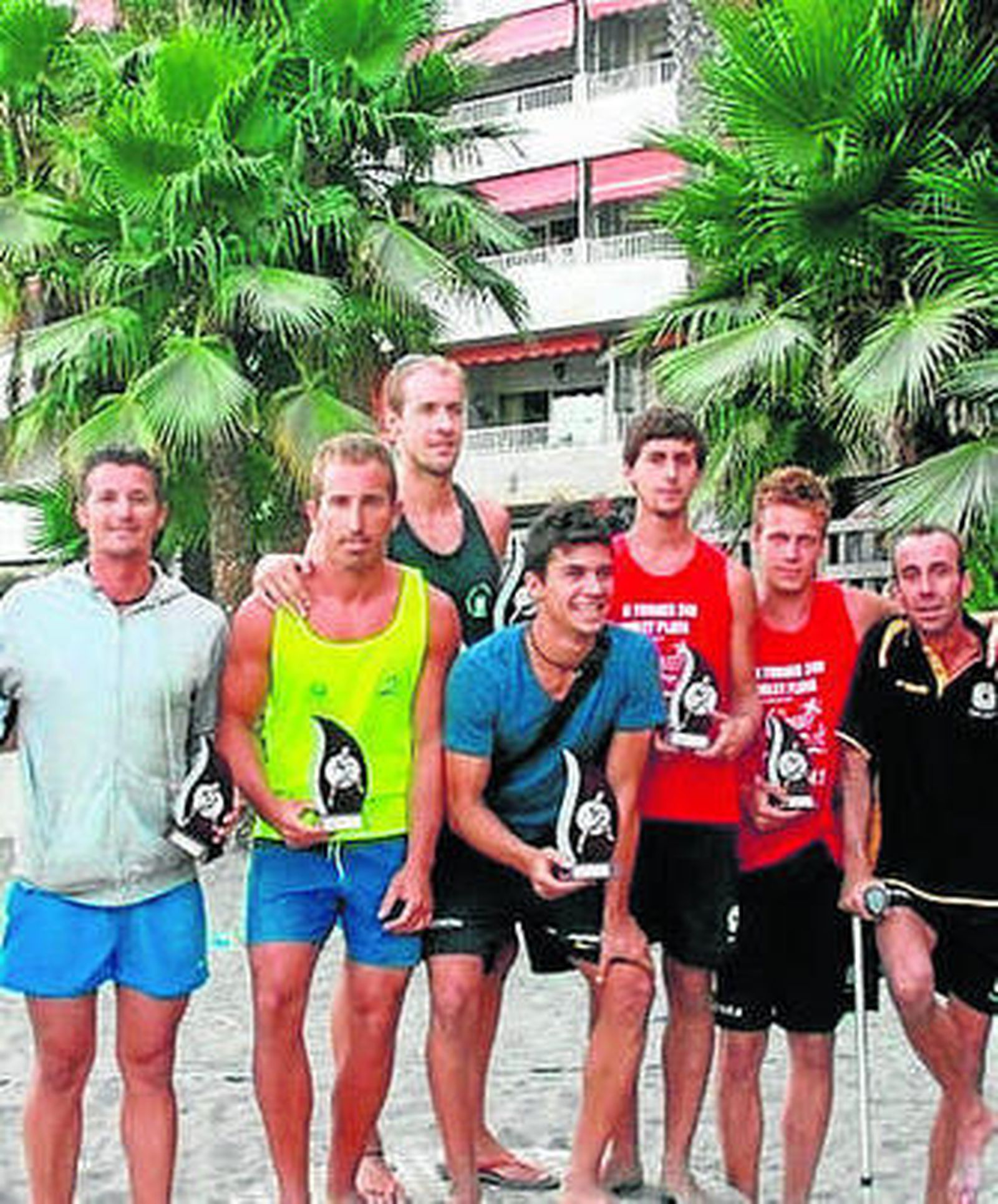 Podio categoría masculina.