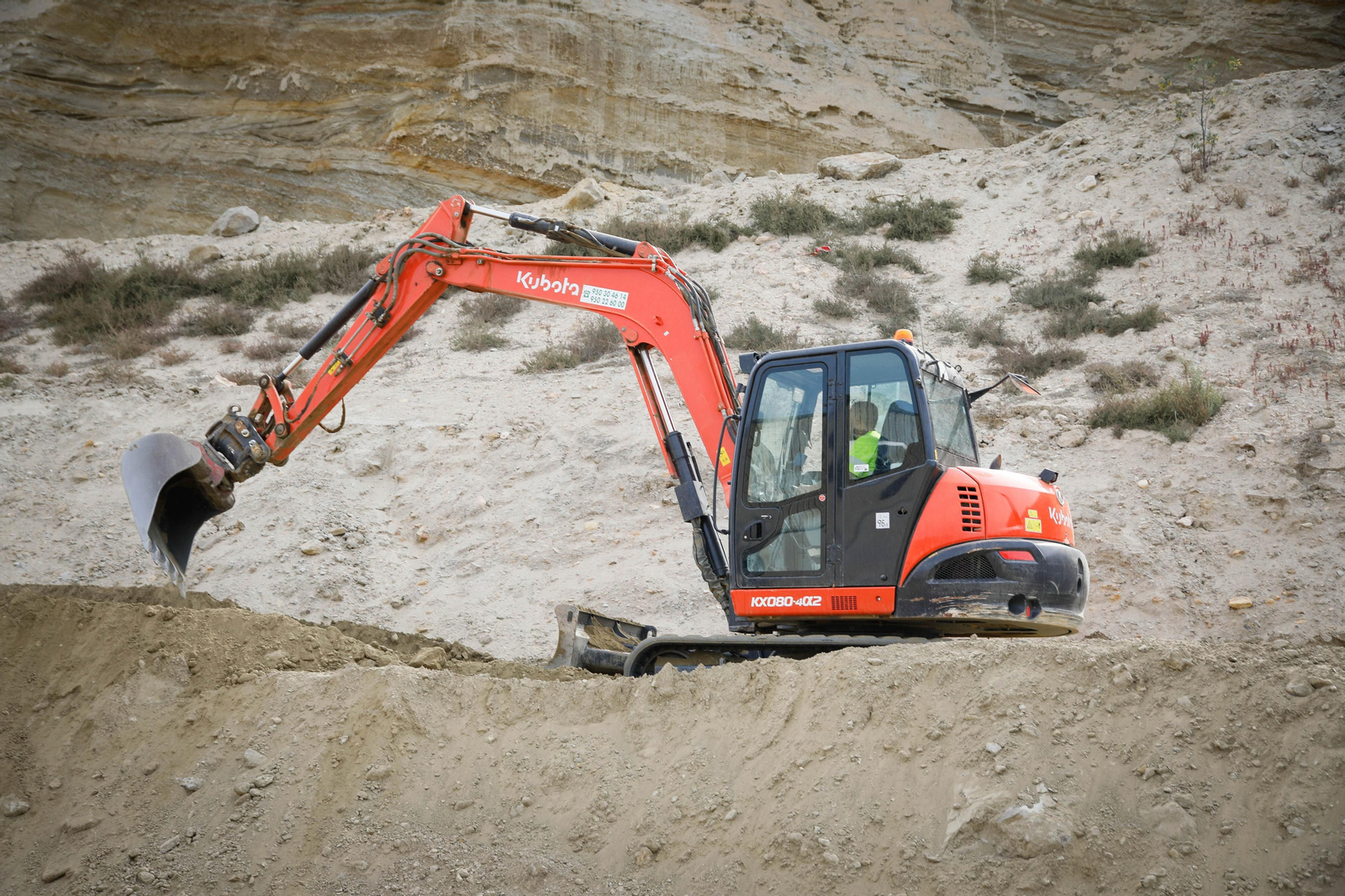 Así están las obras del túnel de Viator en la línea de alta velocidad de Adif, en imágenes