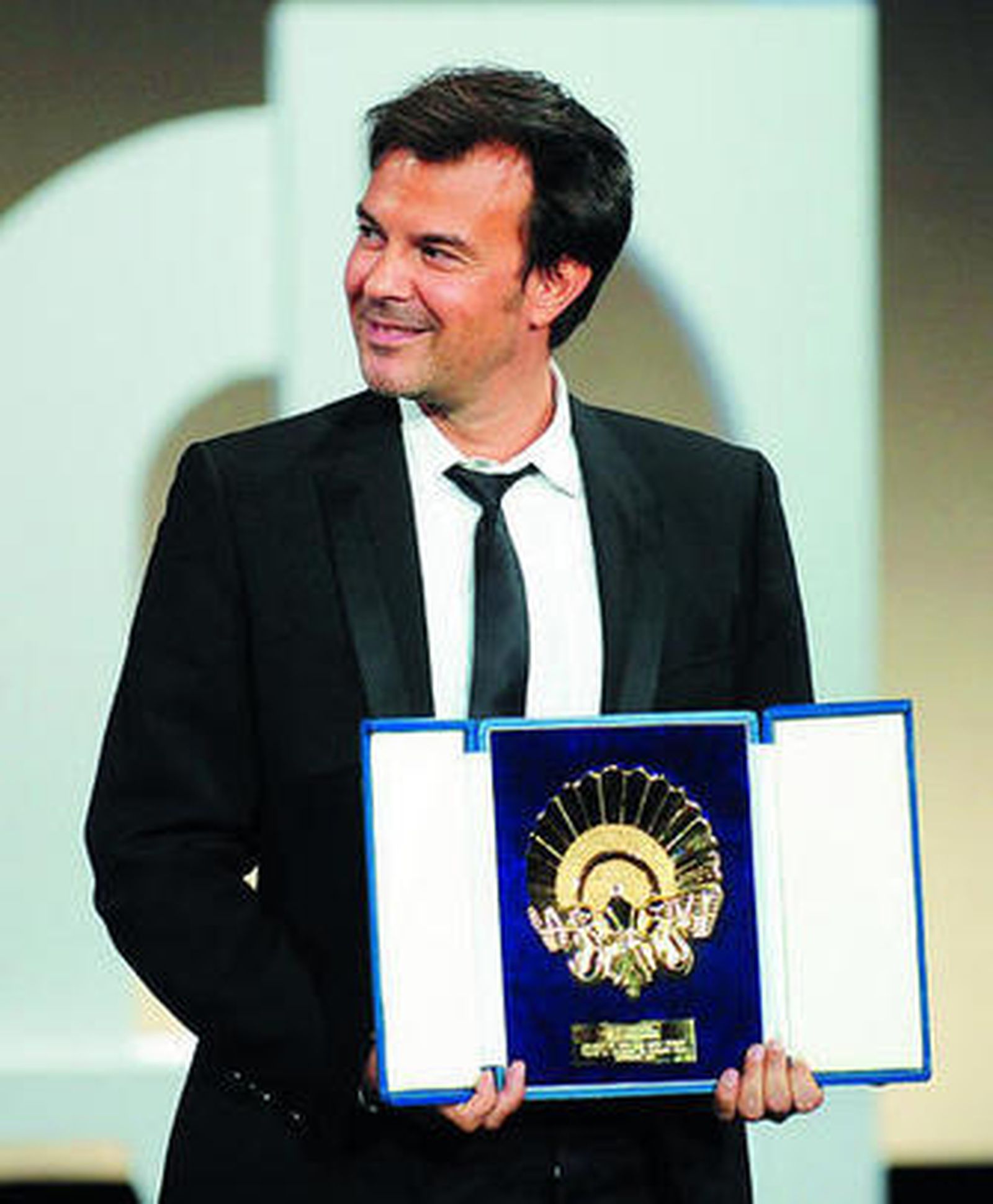 François Ozon, anoche con su Concha de Oro a la mejor película.