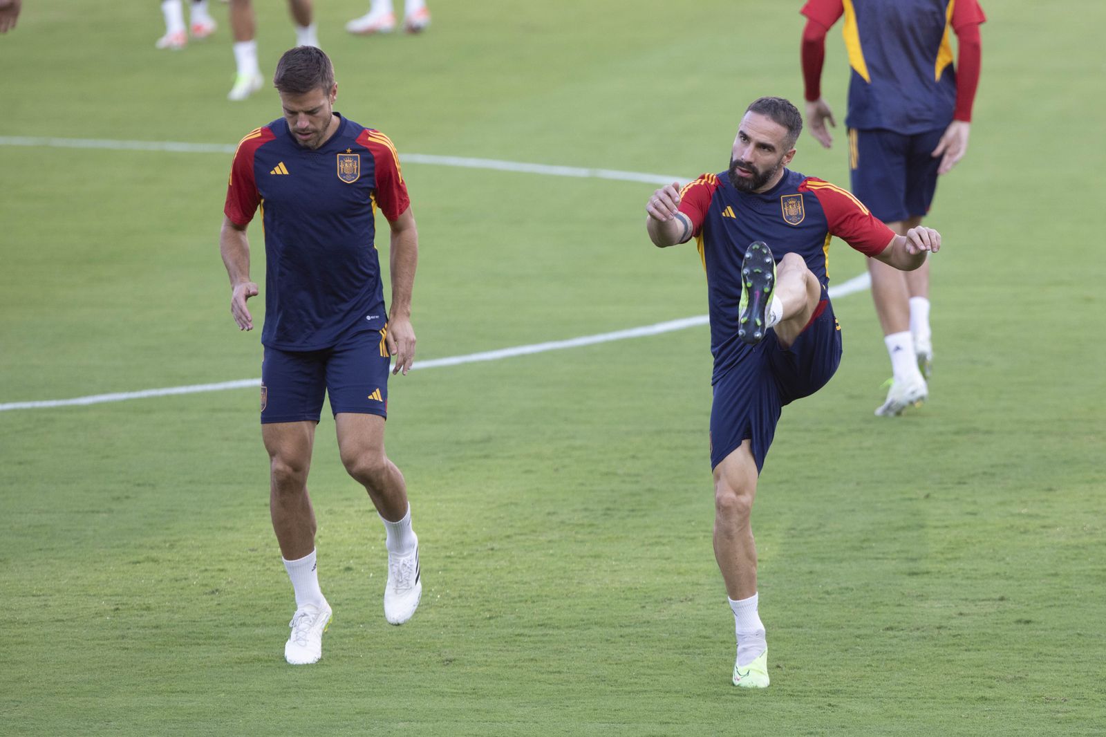 Las mejores imágenes del entrenamiento de la Selección española