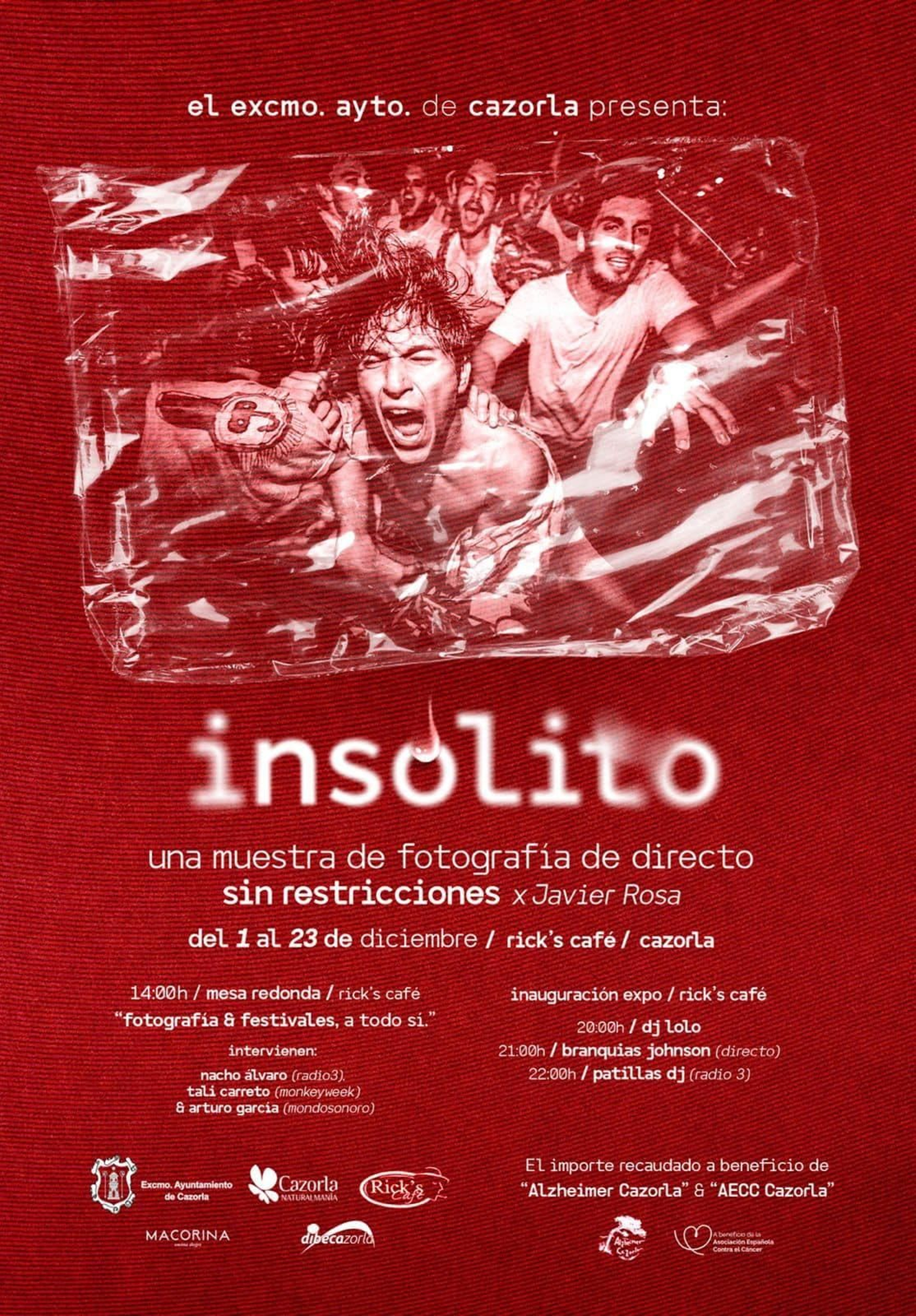 Cartel de la muestra organizada por el Ayuntamiento de Cazorla.