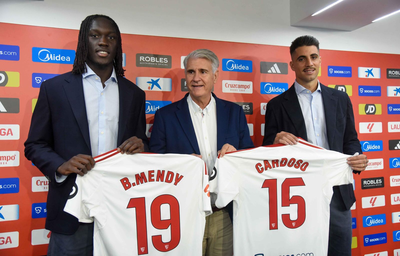 Presentación de Fabio Cardoso y Batista Mendy