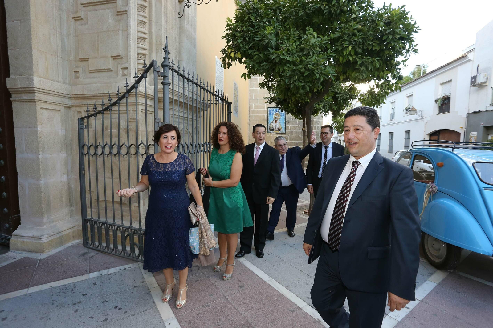 Boda de Lorenzo Amor e Irene Galisteo en la Basílica de La Merced