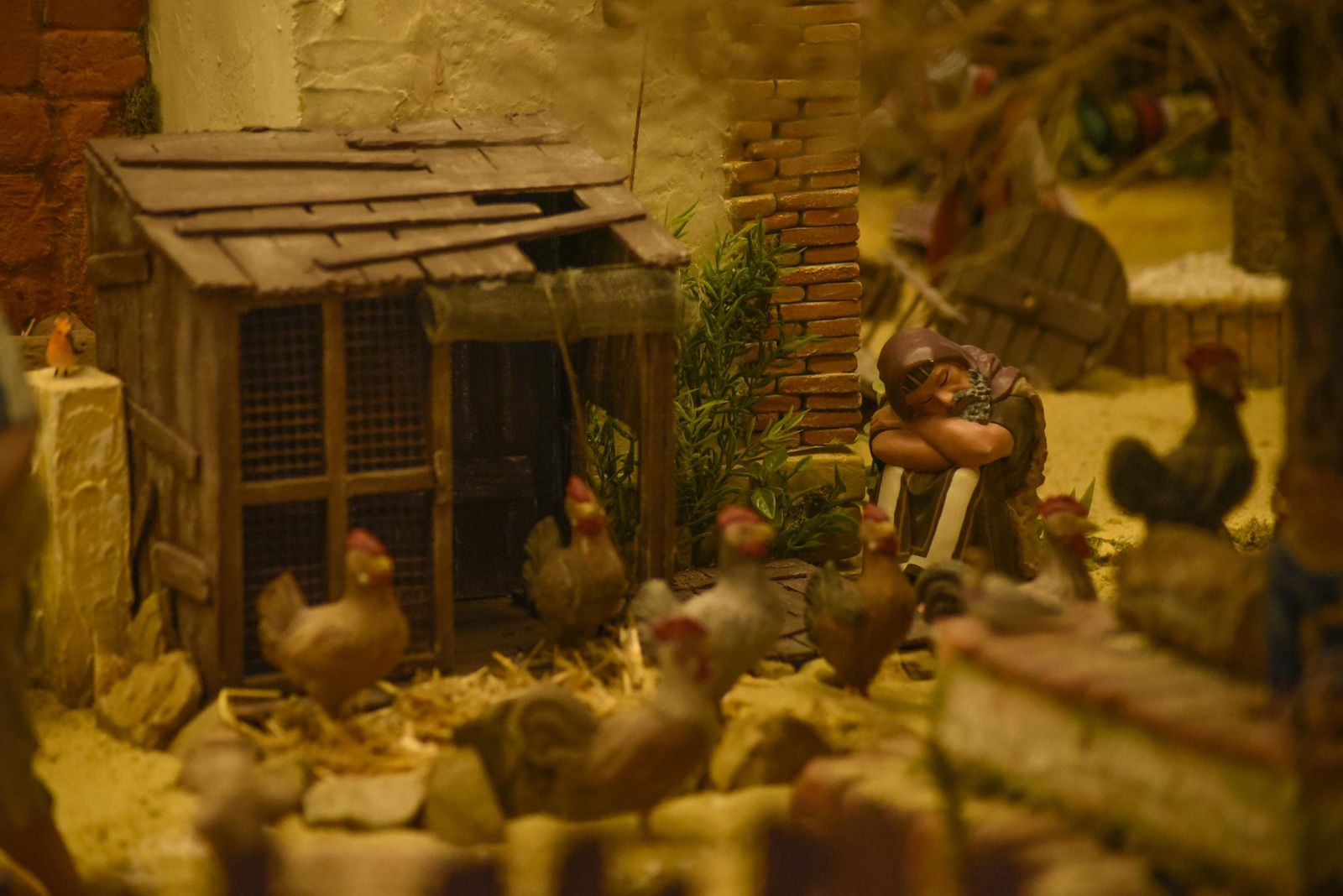 Fotos del belén del Museo Cruz Herrera en La Línea