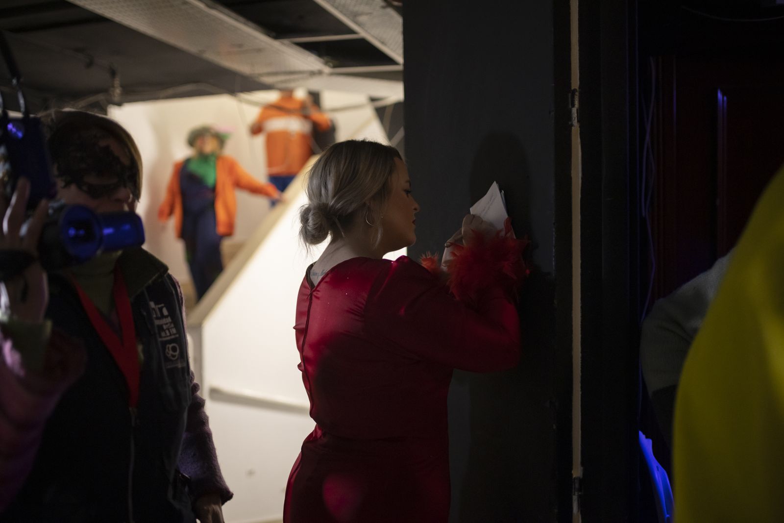 Ambiente en la final  del Carnaval Colombino