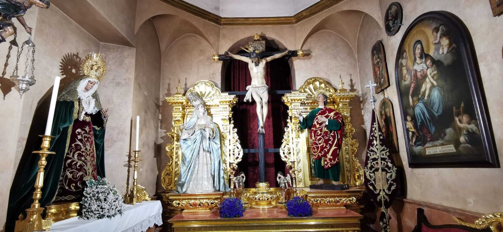 La Virgen de la Cabeza en su ubicación actual