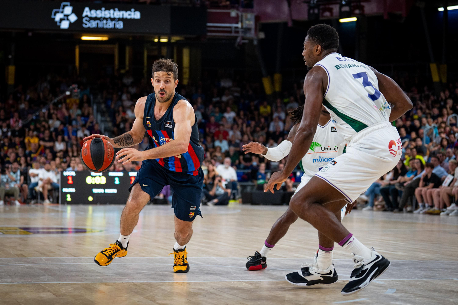 El Barcelona-Unicaja, semifinal del play off ACB, en fotos