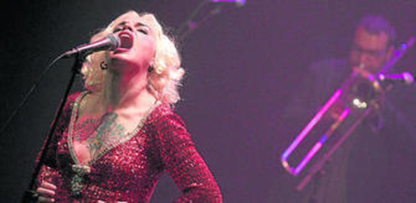 La cantante en una pasada edición.