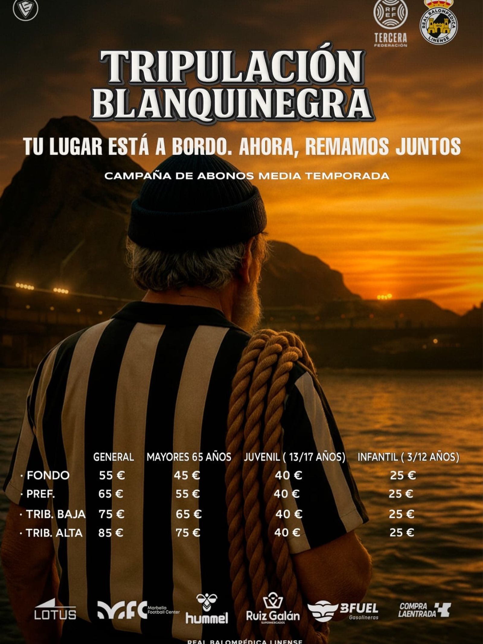 El cartel anunciador de la campaña