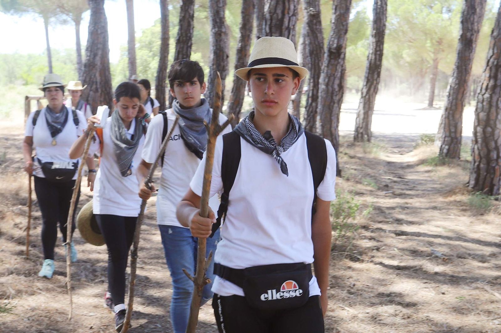 Todos los peregrinos de la Hermandad de Huelva, en imágenes