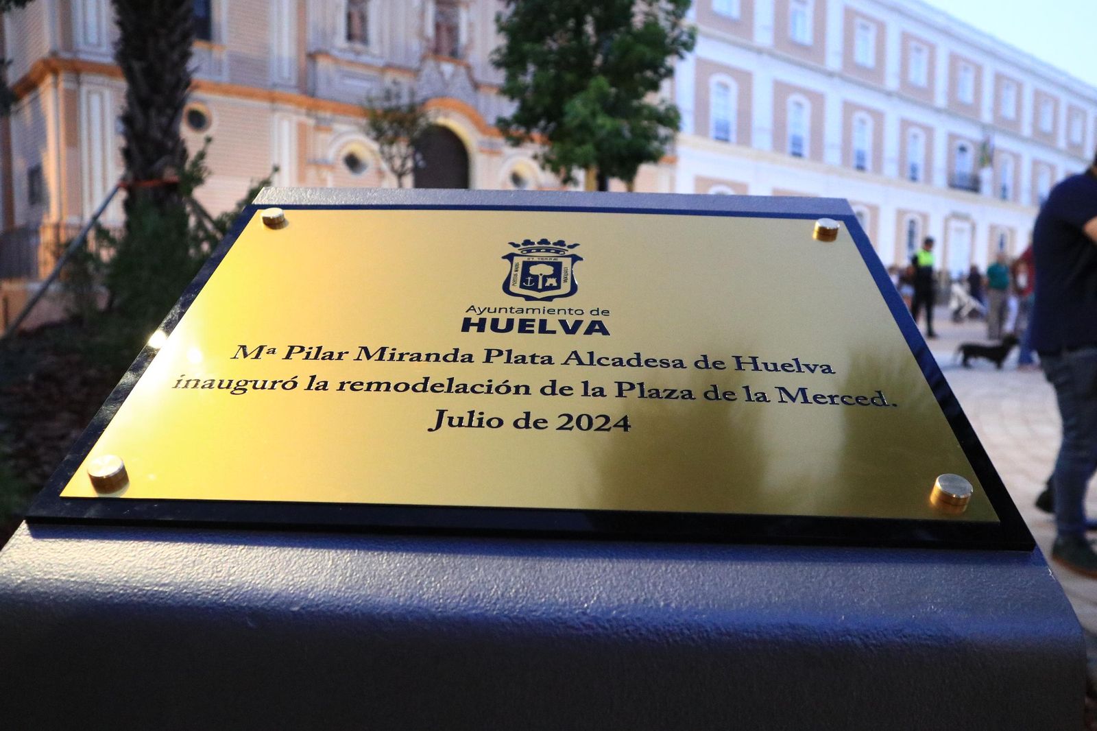 Inauguración de la Plaza de La Merced de Huelva en imágenes