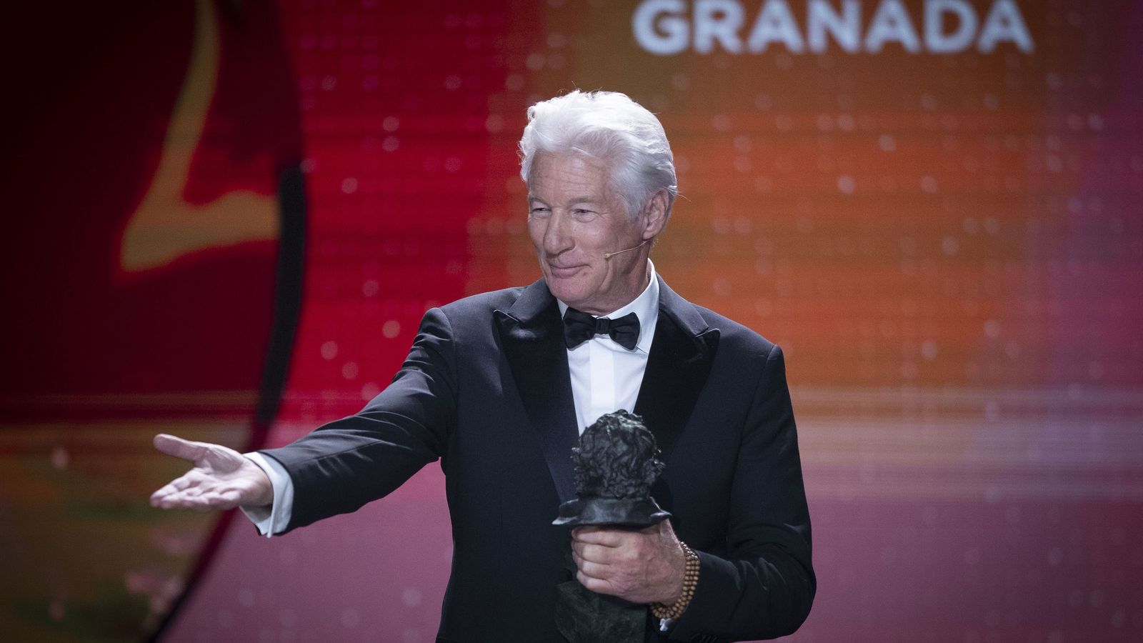 Richard Gere recibió el Goya de Honor en la celebración de los Premios Goya en Granada.