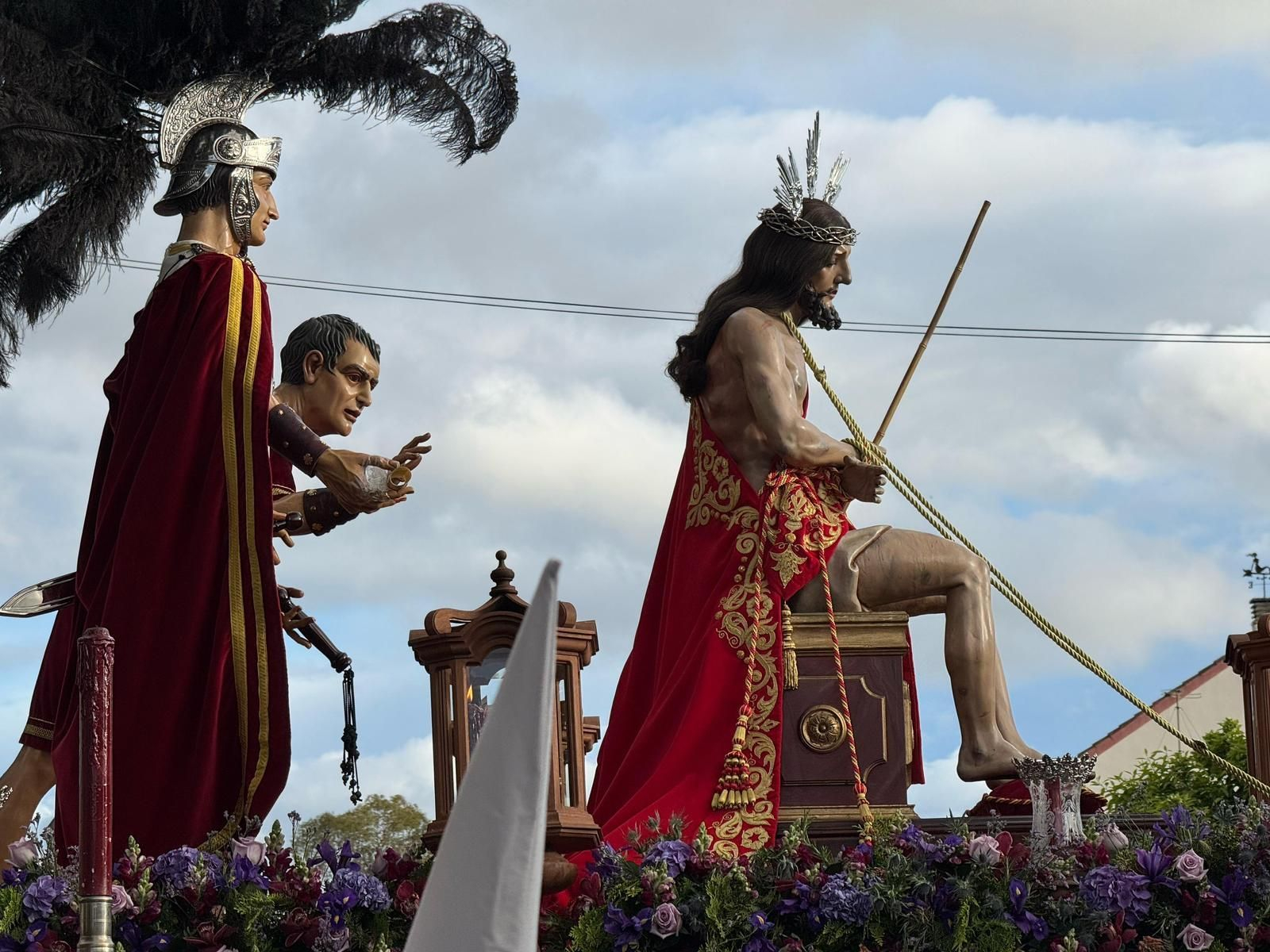 La procesión de la Hermandad de la Sentencia y Paz