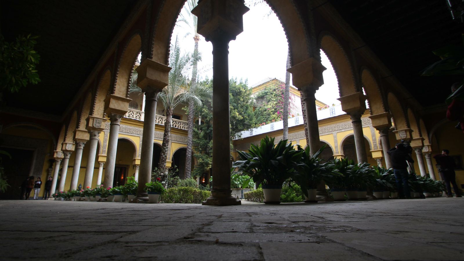 El patio del Palacio de las Dueñas.