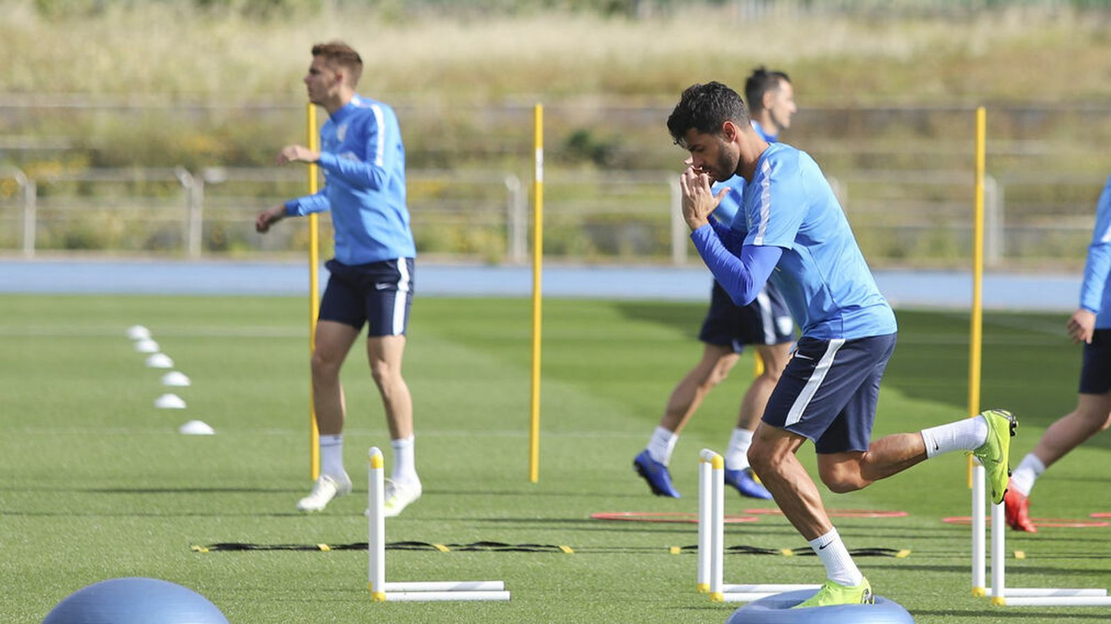 Miguel Torres, en un entrenamiento