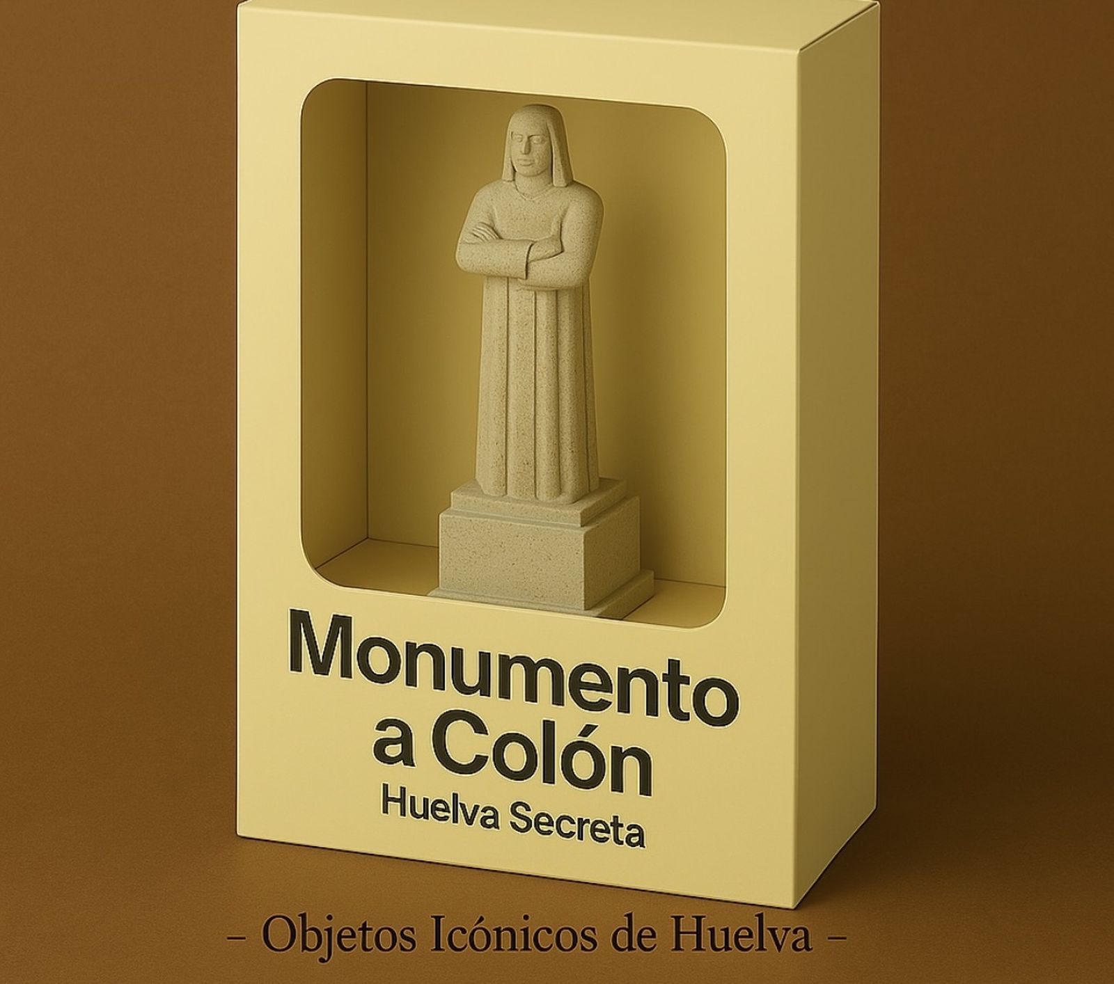 Así se vería Huelva si fuese un coleccionable