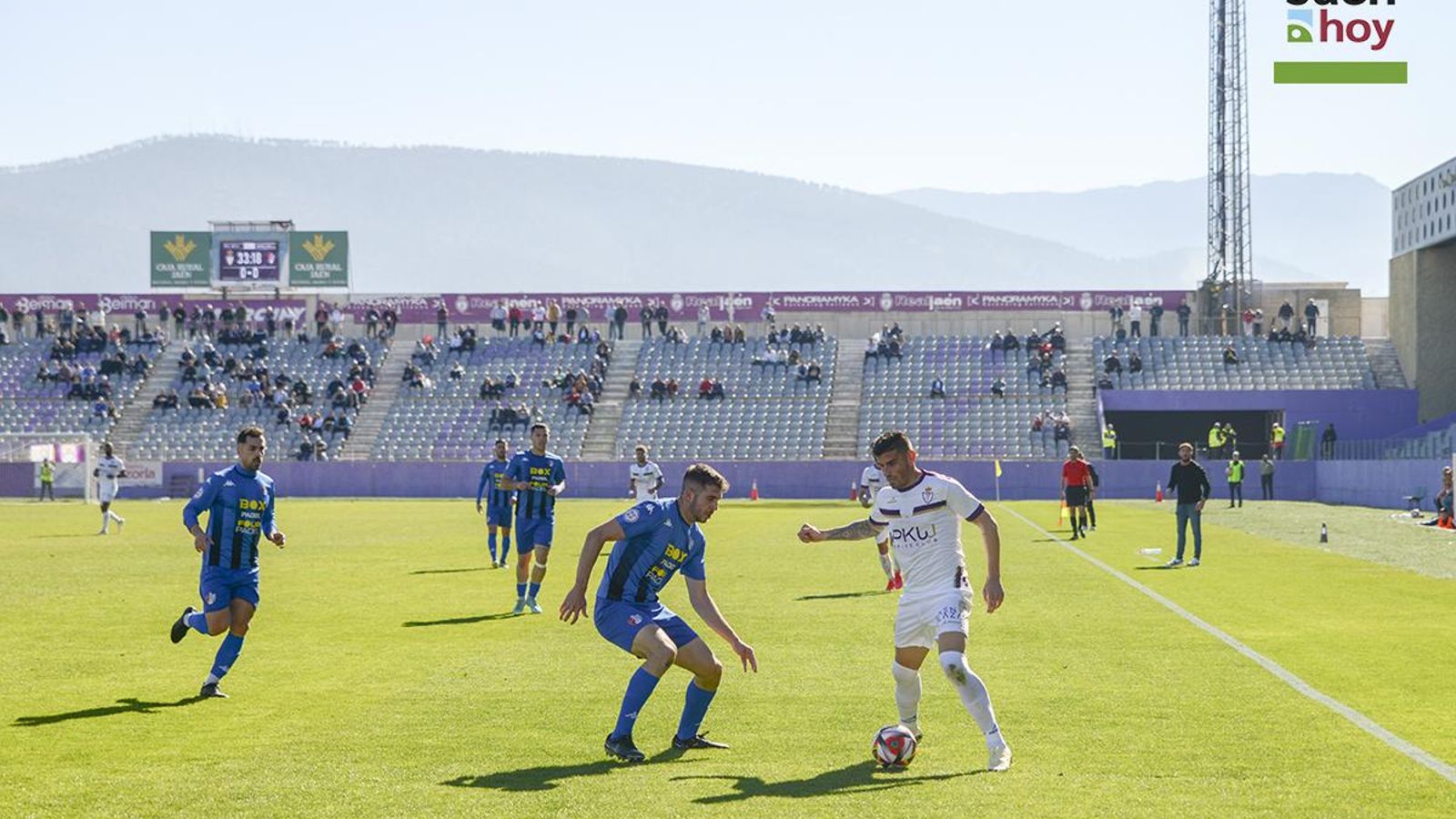 Fernando, en una acción de la primera mitad.