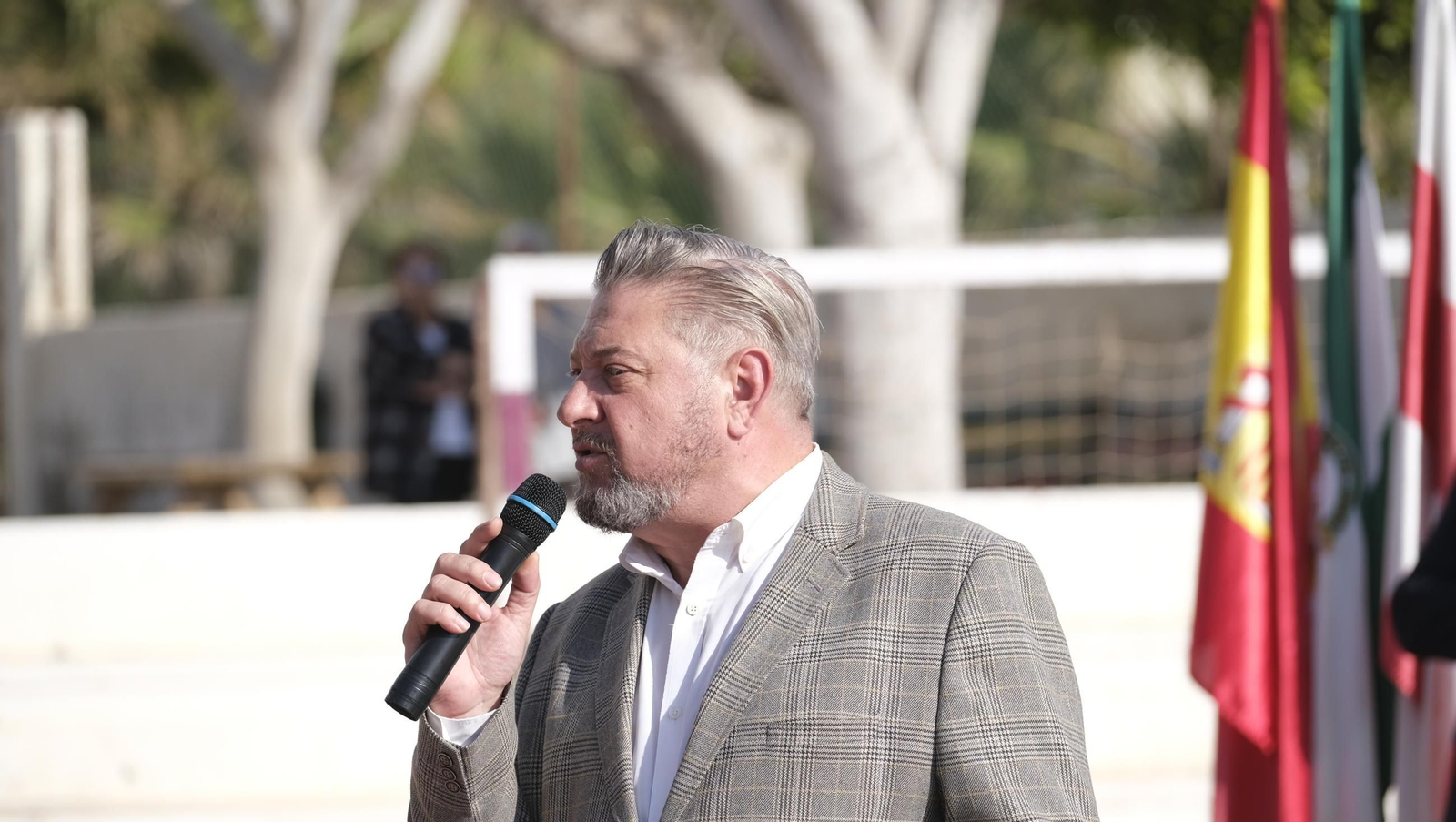 Día de la Bandera de Andalucía en el Colegio Virgen del Mar de Cabo de Gata, en imágenes