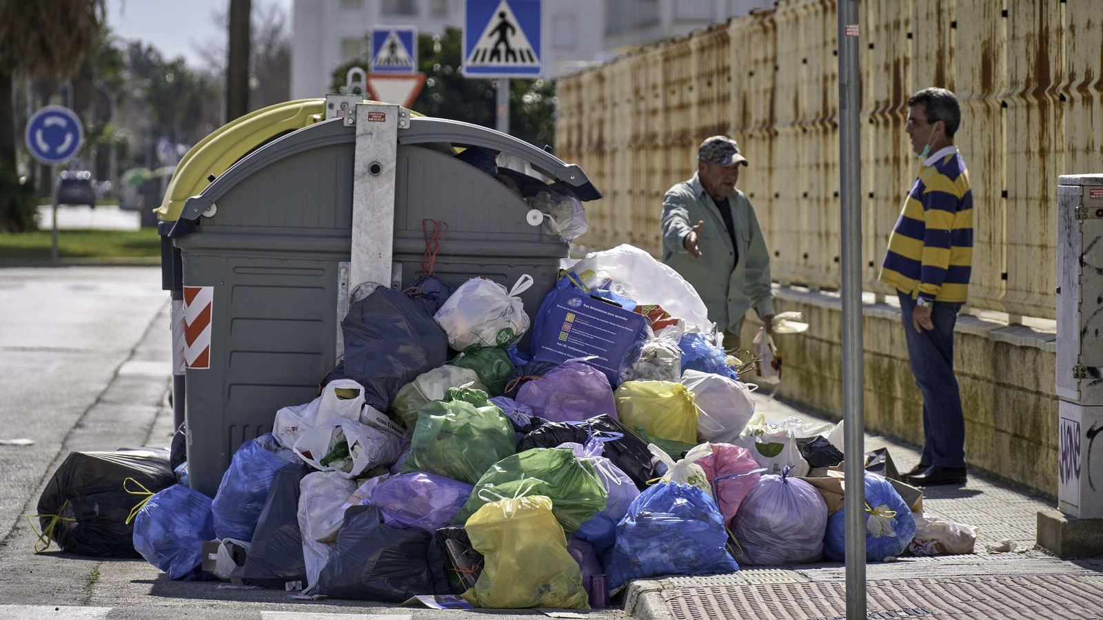 Huelga de basuras en El Puerto.