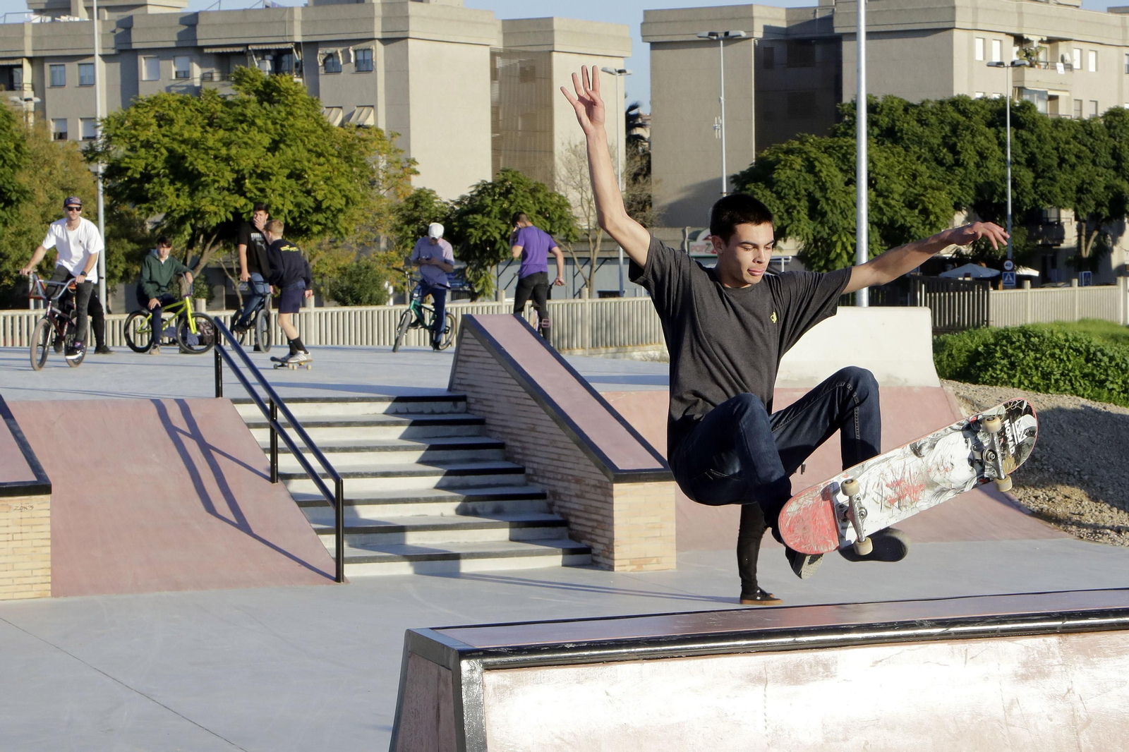 Inauguración del nuevo Skate Park en el complejo deportivo de Chapín