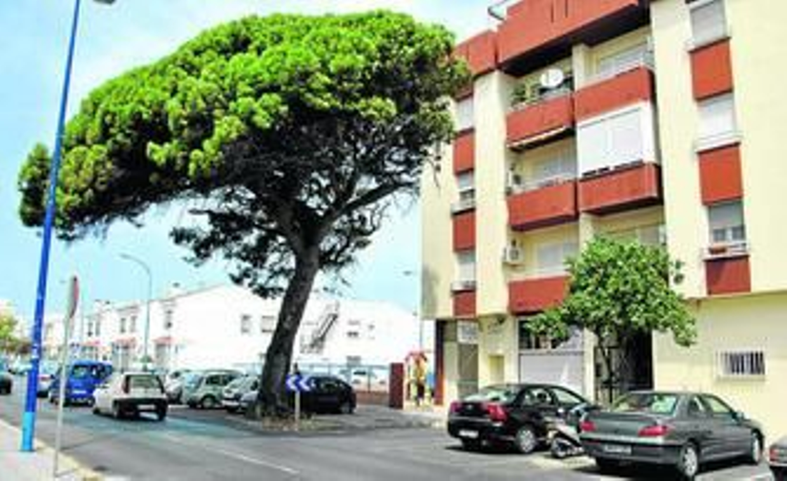 Vista de una de las zonas de la barriada El Pino, en el distrito de la Casería.
